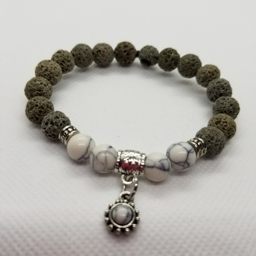 Lava stone bracelet